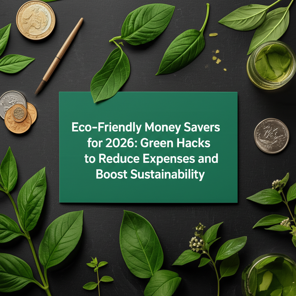 Hero image for article: Eco-Friendly Money Savers for 2026: Green Hacks to Reduce Expenses and Boost Sustainability